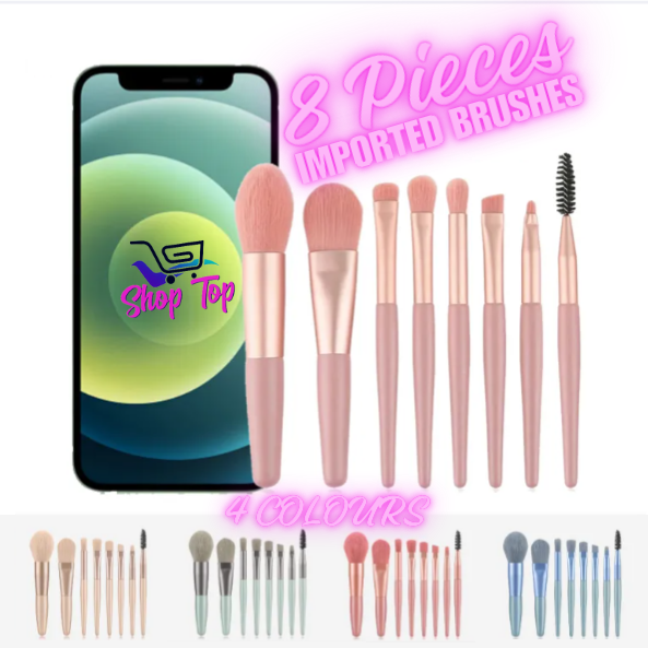 Imported Makeup Brushes Mini Size 8 Pieces Guaranteed High Quality