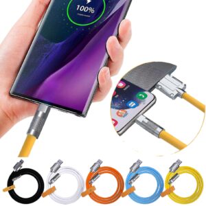 Wholesale PRICE 120W 6A Super Fast Charging Liquid Silicone LED Light Phone Usb Android Fast Charging Cable For Realme Samsung Oppo Redmi Oneplus