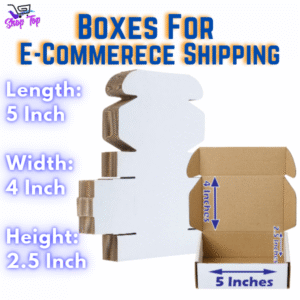 White Shipping Boxes Size (5"x4"x2.5") Pack Of 10 Boxes