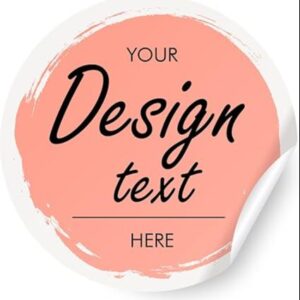 350 Custom Logo Stickers, Labels, Thank You Stickers | 1-Inch, High-Quality, Exclusive Deal