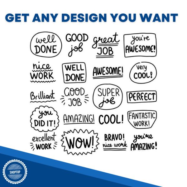 Custom Logo Stamp – Pre-Inked, No Ink Pad Needed – Personalized Flash Foam Stamps for Business, Personal & Office Use - Image 7