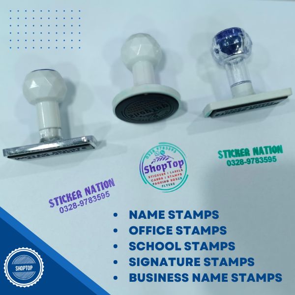 Custom Logo Stamp – Pre-Inked, No Ink Pad Needed – Personalized Flash Foam Stamps for Business, Personal & Office Use - Image 3