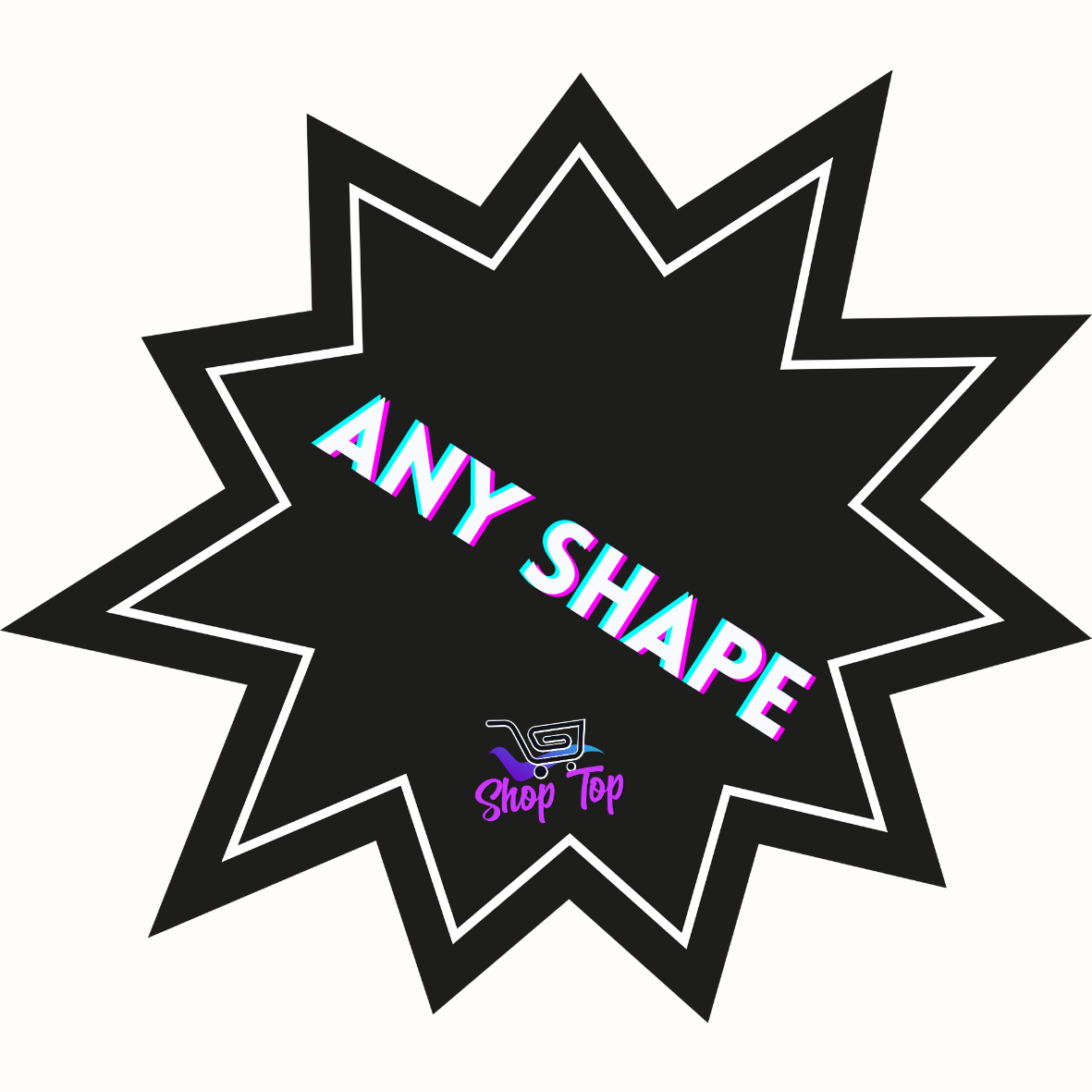 60 - Pcs 2-Inch Round/Square Stickers - High-Quality Stickers - Image 4